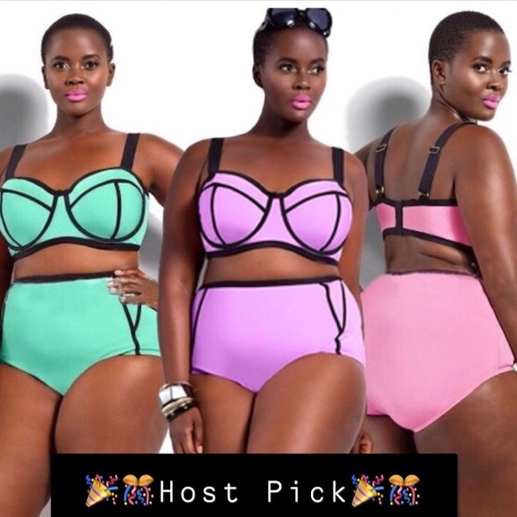 Boutique Other - 👙 Pink High Waist SwimSuit